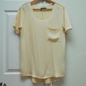 The Kooples Women's Beige Fancy T-Shirt